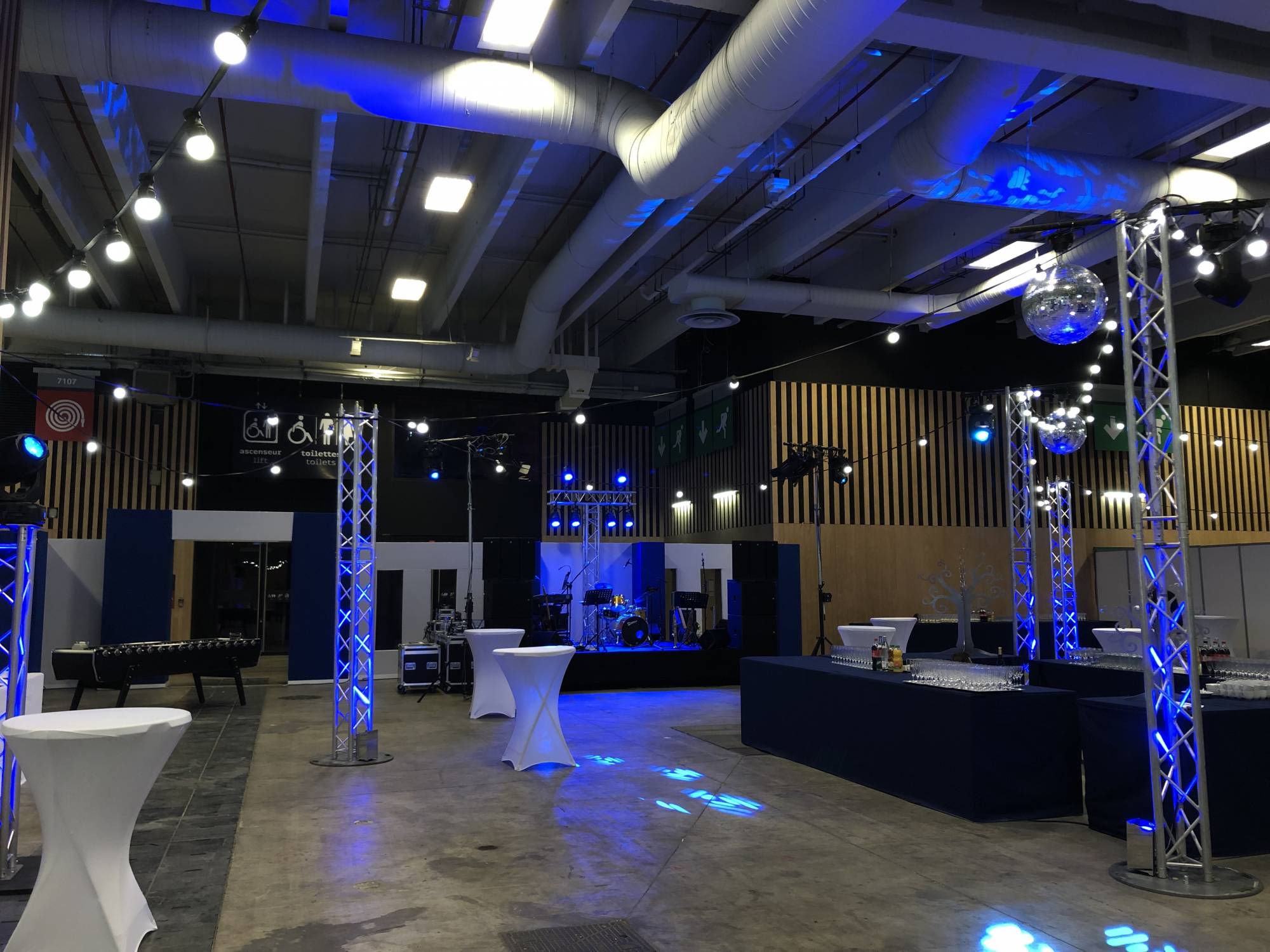 Prestation audiovisuelle pour salon à Paris
