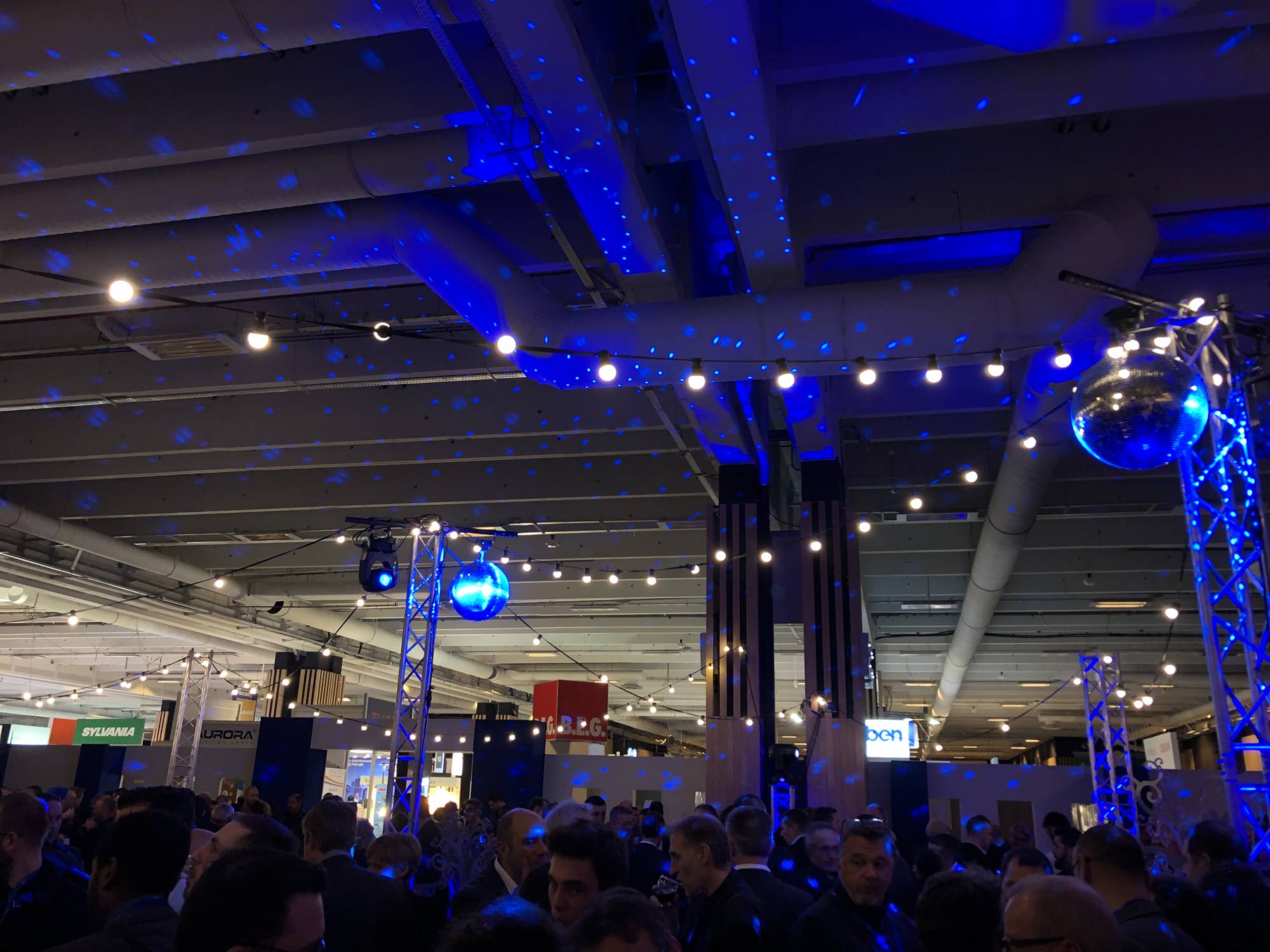 Projection gobo soirée salon Paris
