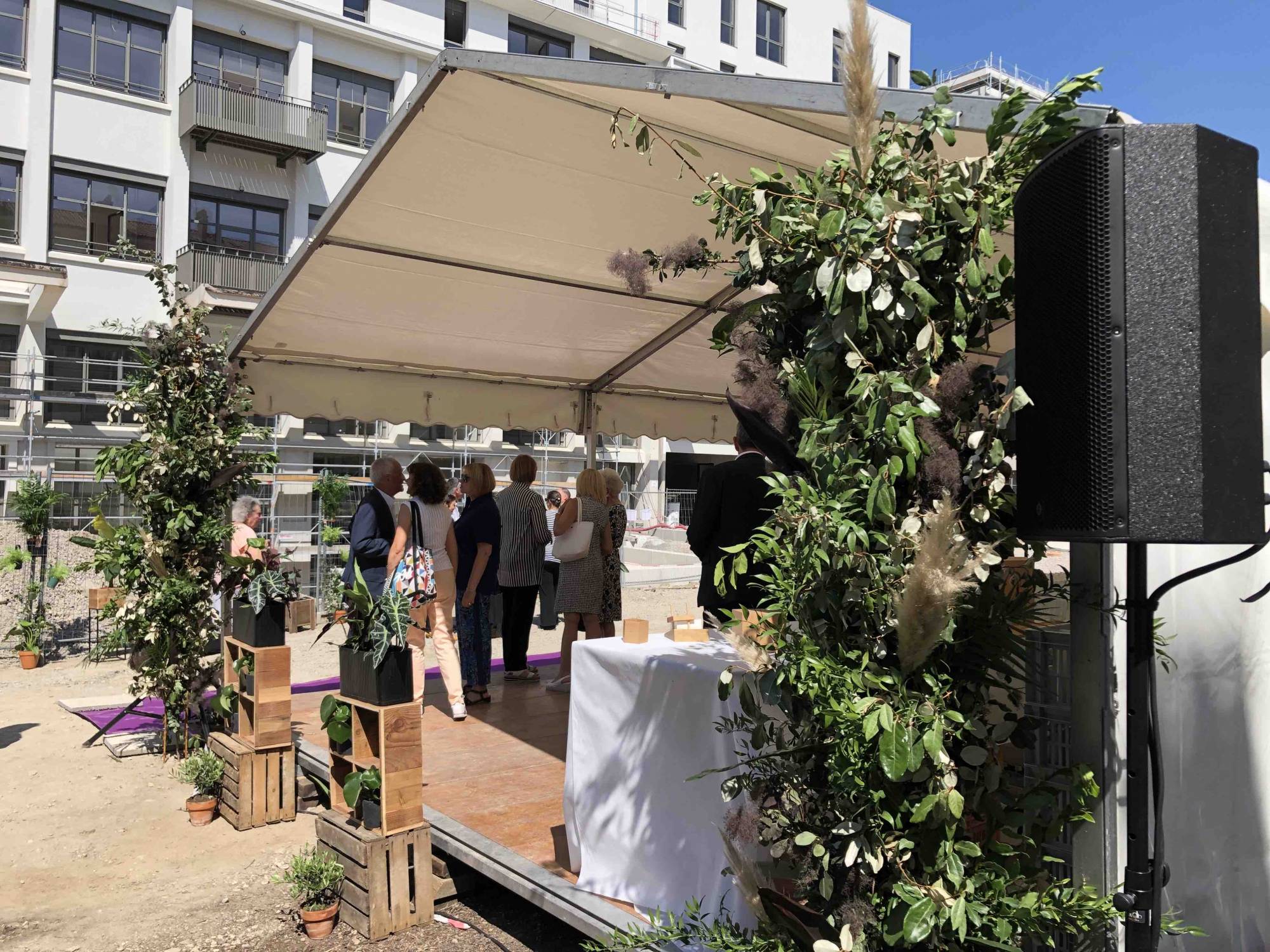 Prestation audiovisuelle pour inauguration Lyon Brotteaux