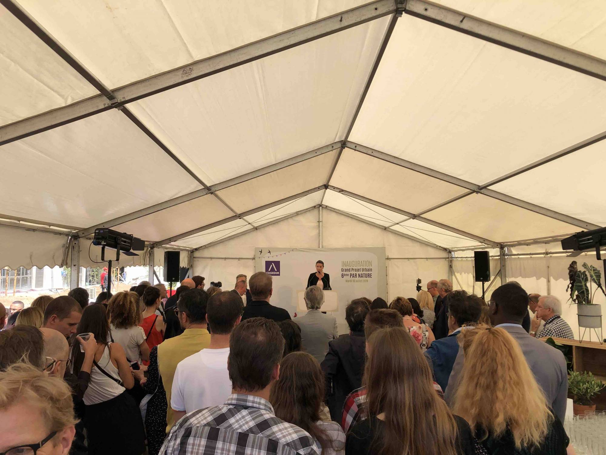 Sonorisation et lumière pour inauguration immobilière Lyon 3