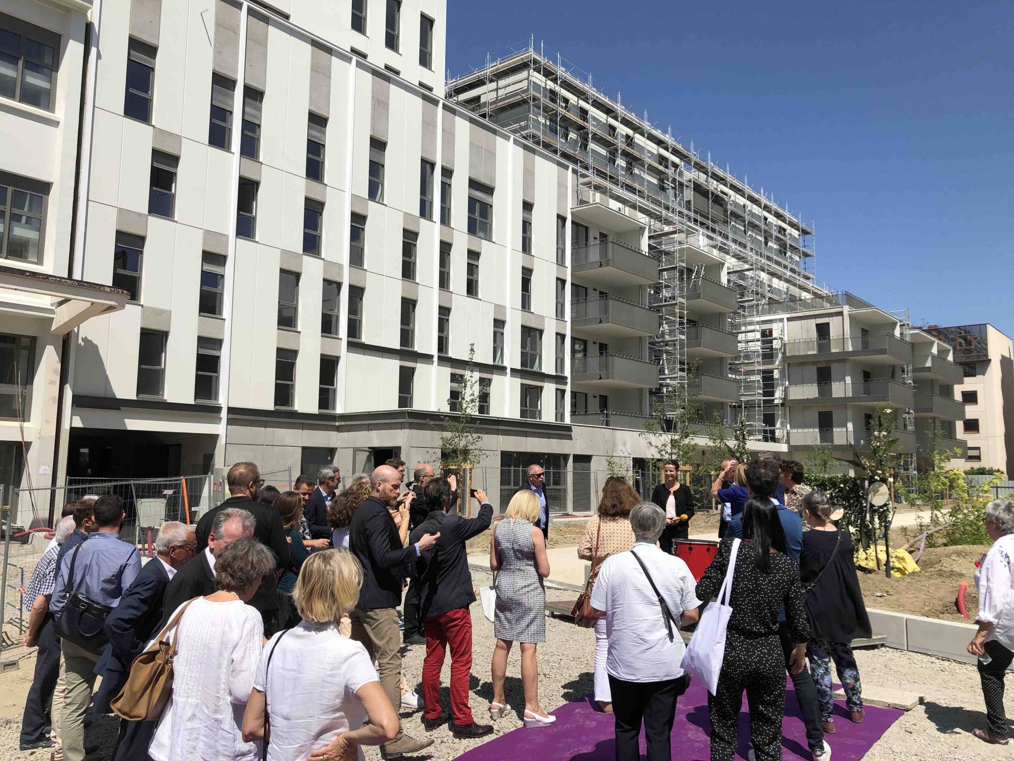 Location lumière  inauguration immobilière Lyon 3