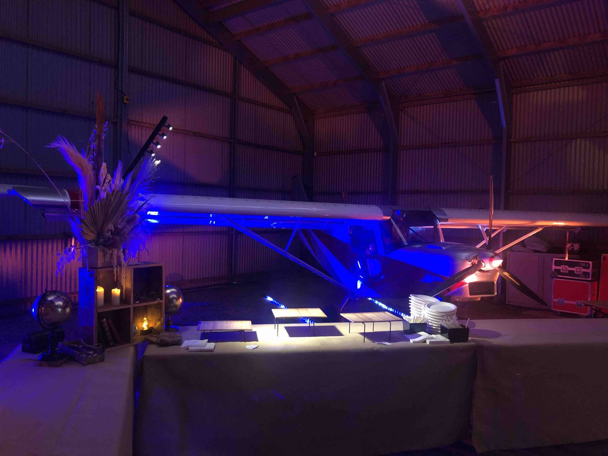 Célébration anniversaire entreprise SEVENTY NINE Lyon, 10 ans, mise en lumière et location éclairage