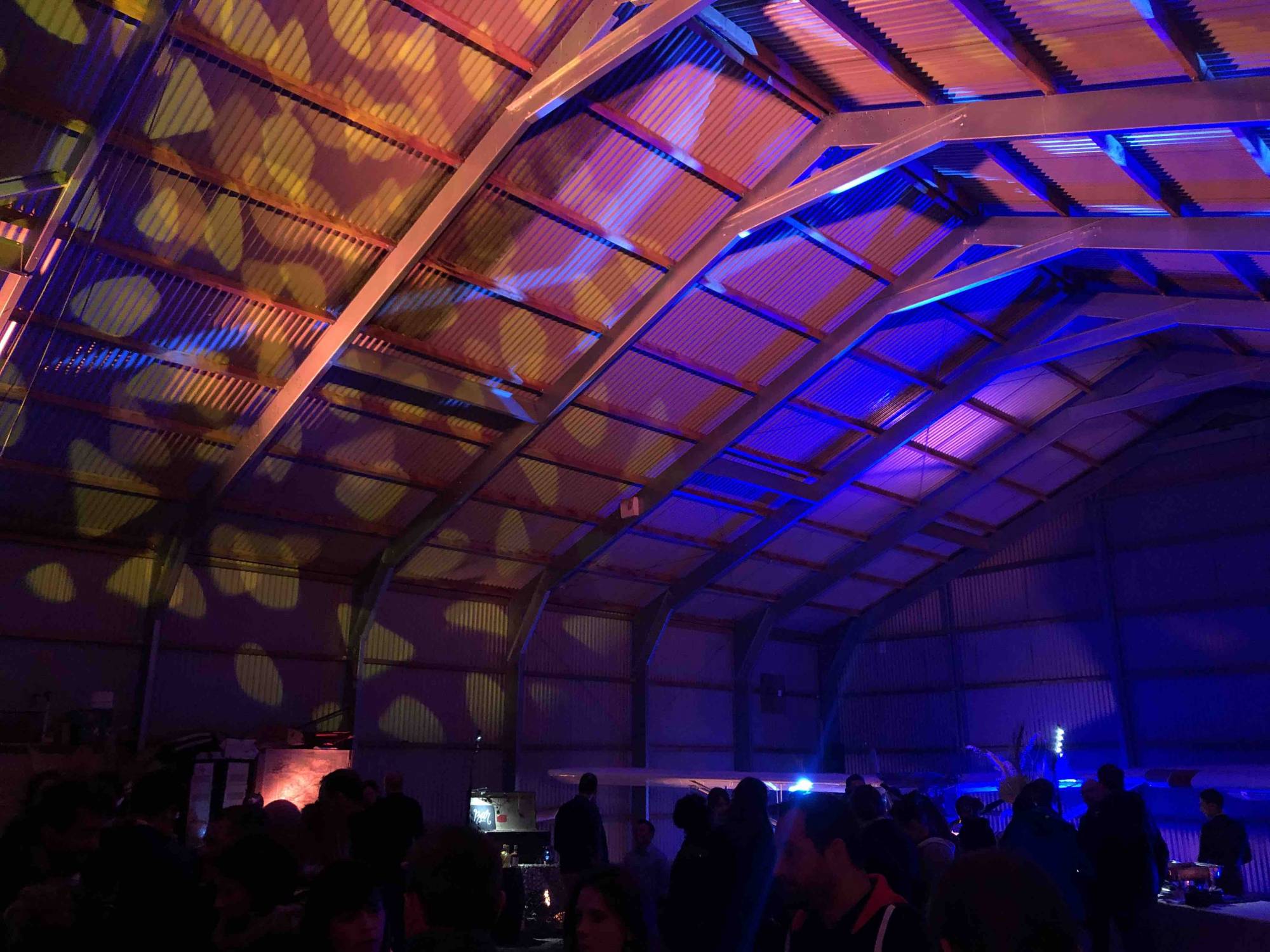 Projection gobo à l'occasion anniversaire entreprise Lyon