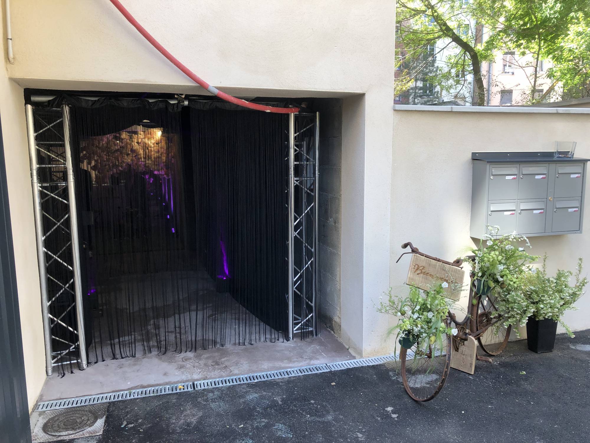 Création entrée pour événement Villeurbanne