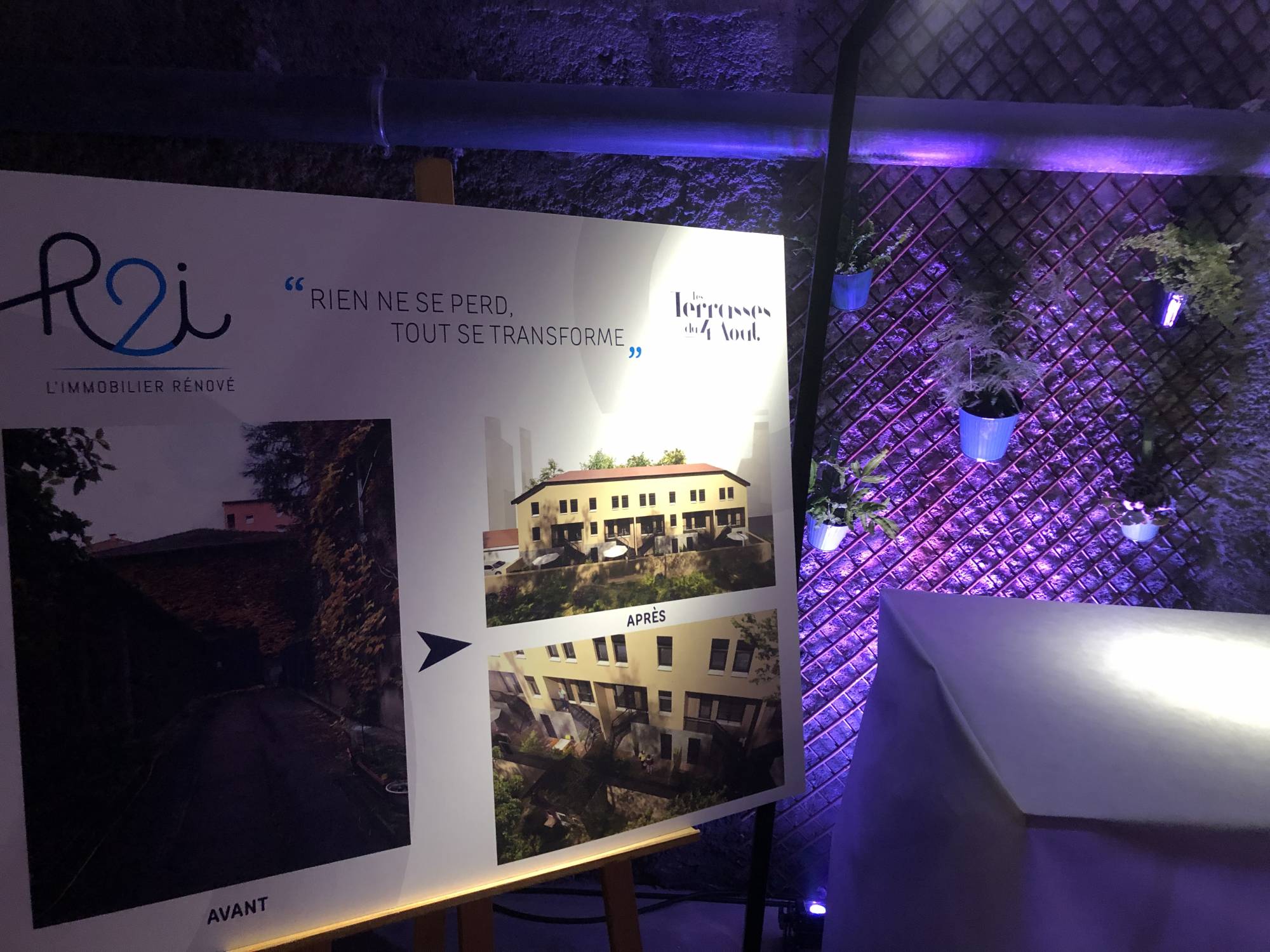 Location lumière pour inauguration Villeurbanne