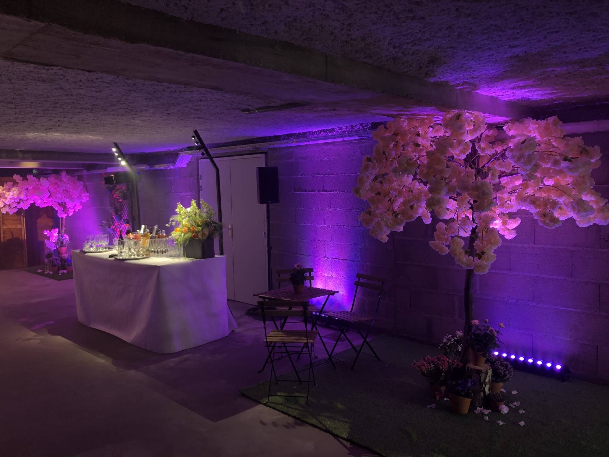 lumière d'ambiance buffet Villeurbanne L&Db