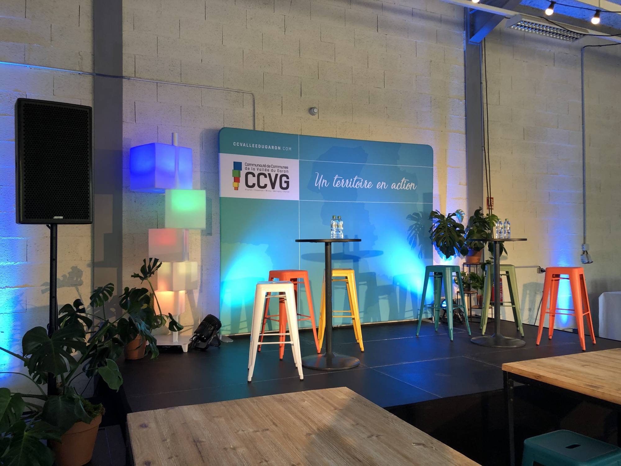 10 ans de la pépinière d’entreprise, CCVG, location lumière et sonorisation à Brignais