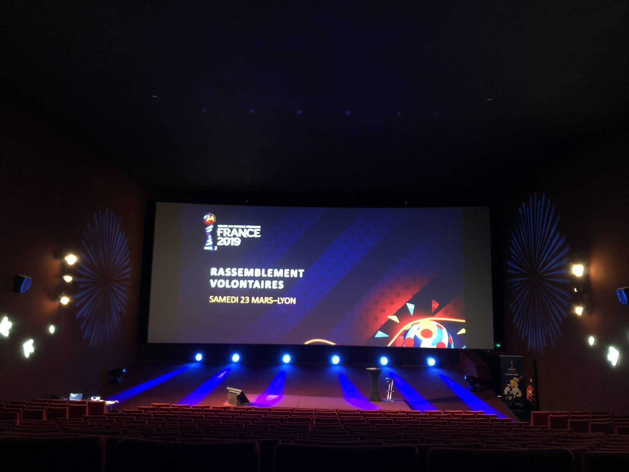 Coupe du Monde Féminine de la FIFA, France 2019, location éclairage