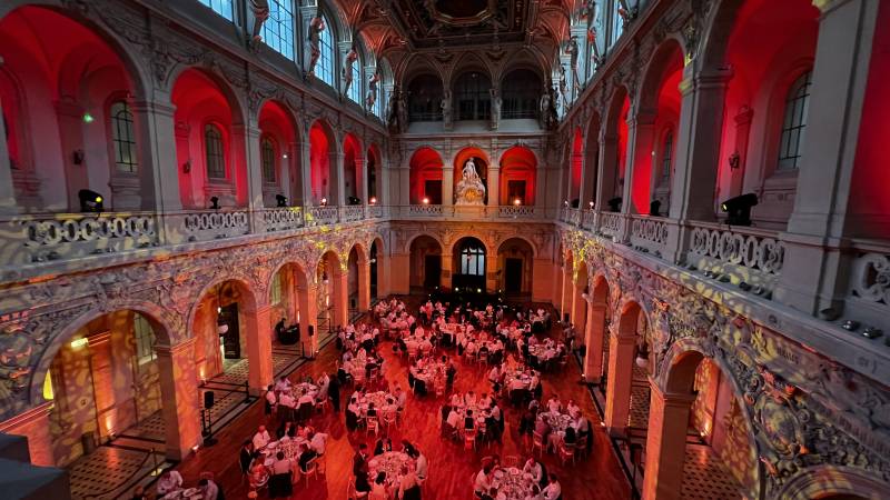 Prestataire technique pour anniversaire d'entreprise au Palais de la Bourse de Lyon