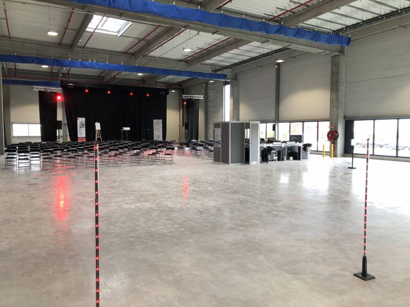 Prestation audiovisuelle pour inauguration à Lyon