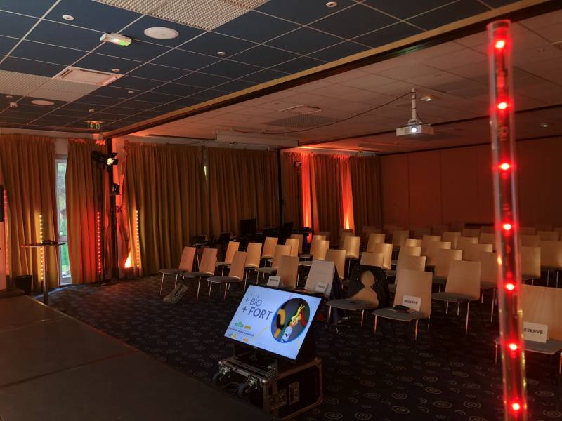 Prestation son lumière et vidéo pour un séminaire dans un hôtel à Lyon