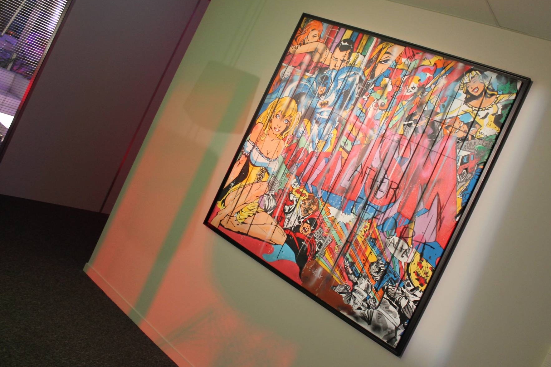 Eclairage de tableau pour inauguration à Lyon