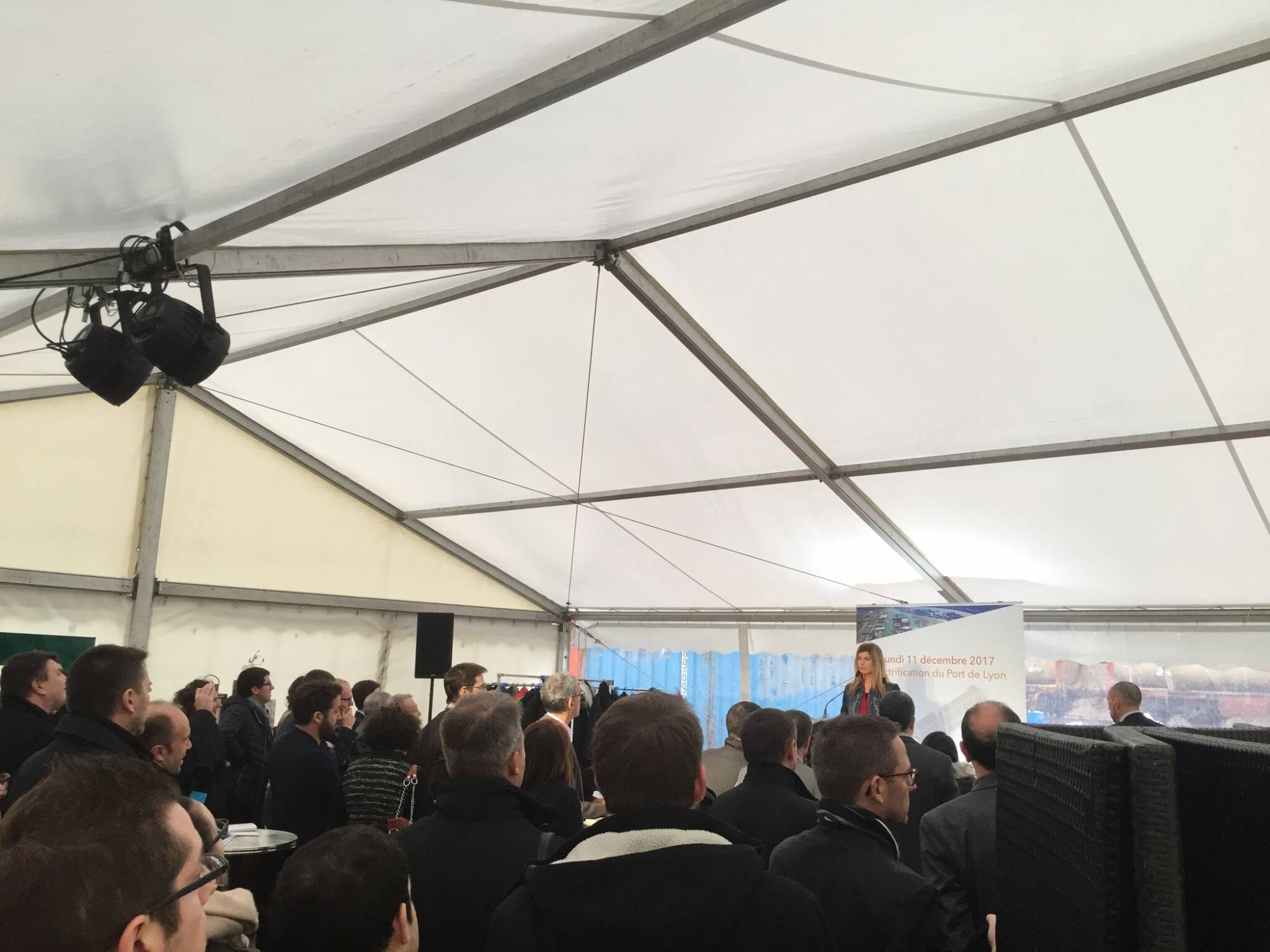 Prestation audiovisuelle pour l'inauguration du Port de Lyon