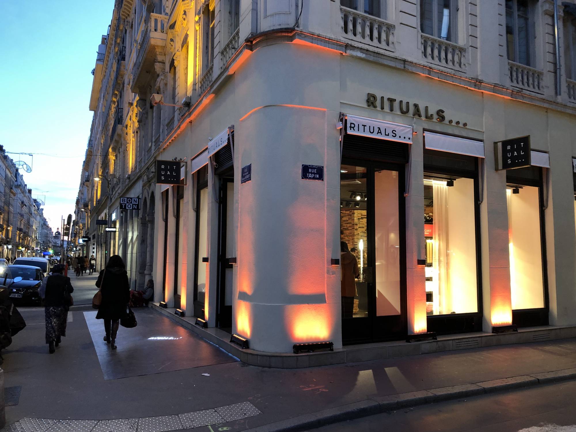 Lumière et son pour inauguration commerce à Lyon 2