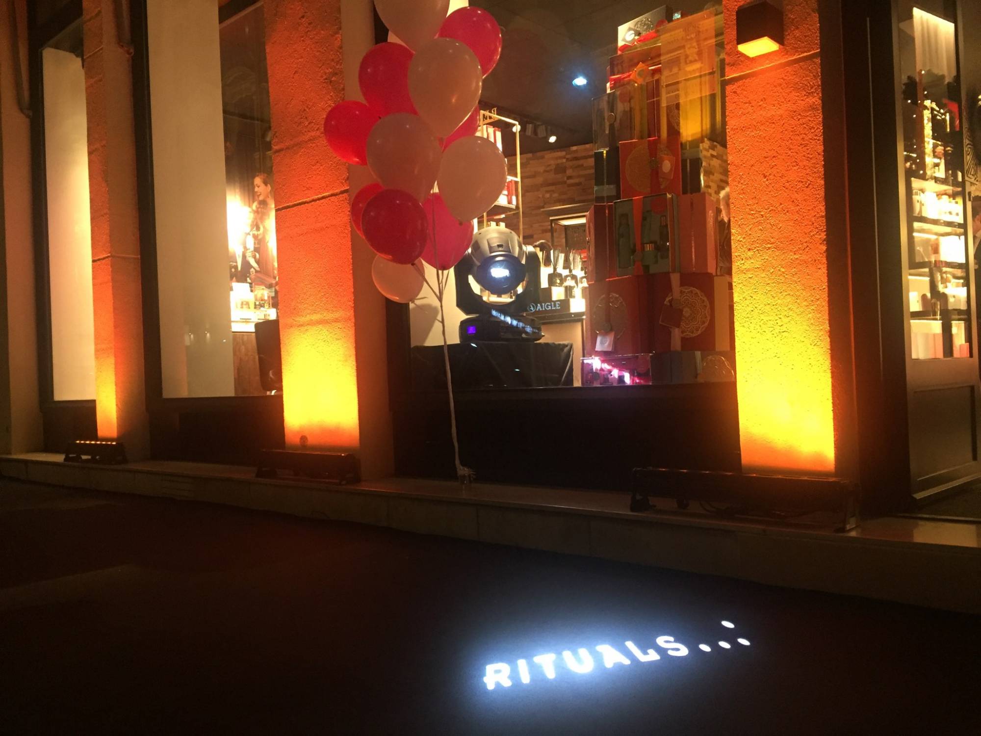Prestation lumière et son pour inauguration boutique à Lyon