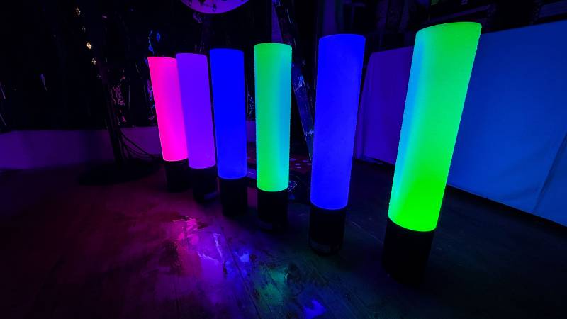 Alcor Starway décoration lumineuse sur batterie pour un événement d'entreprise à Annecy