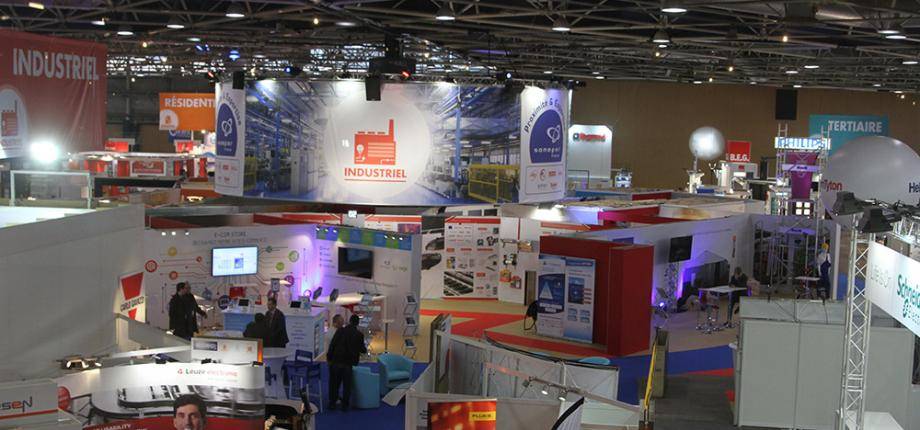 Installation audiovisuel pour salon Lyon