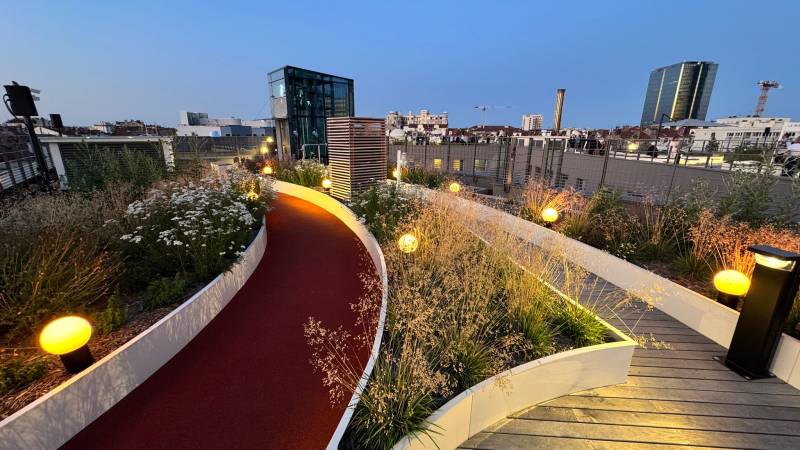 Installation audiovisuelle pour l'inauguration du nouveau siège social d'April à Lyon