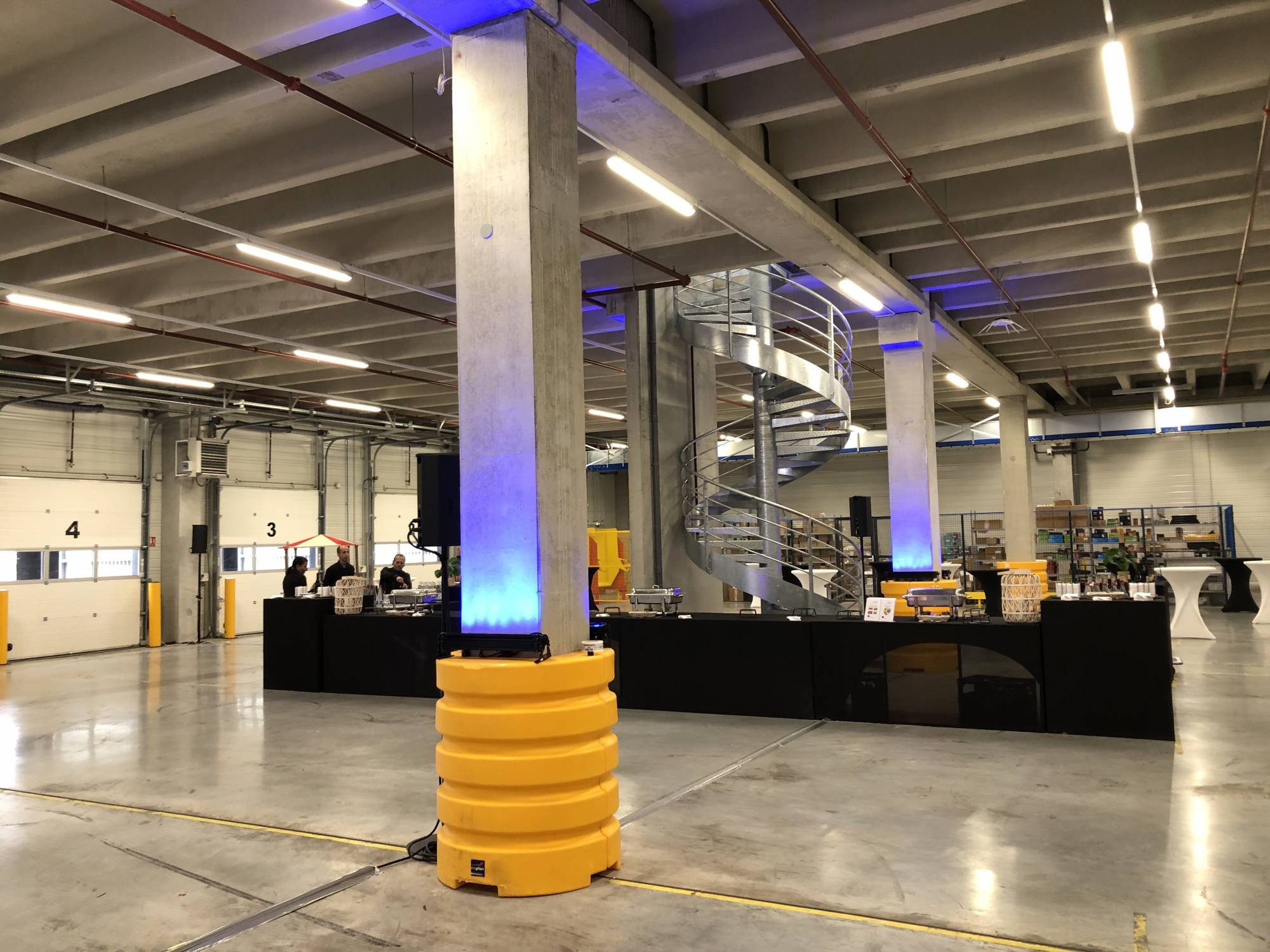 Installation lumière pour espace professionnel