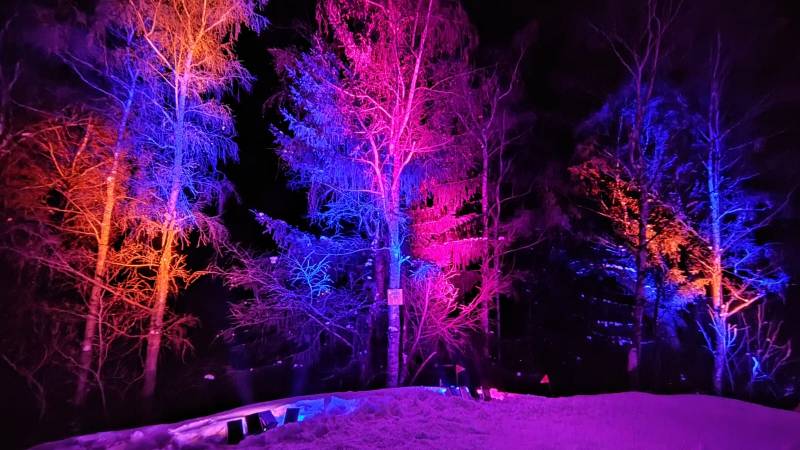 Prestation éclairage en station de ski en Auvergne Rhône Alpes