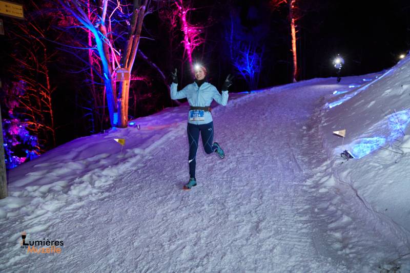 Prestation technique d'éclairage pour évènement sportif en station de ski  sur la région Auvergne Rhône-Alpes