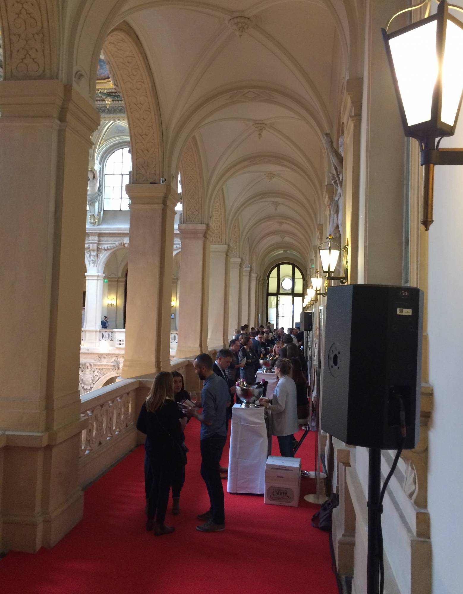 Distribution électrique pour stand traiteur salon Lyon