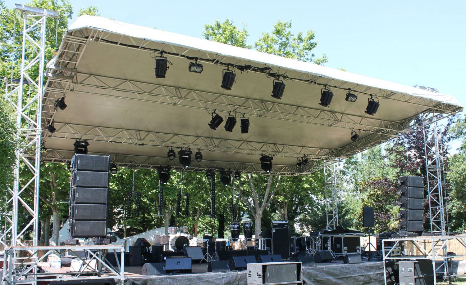 Location son, lumière, vidéo pour la fête de la Musique à Lyon